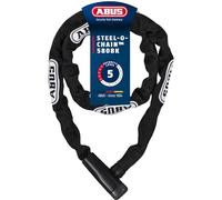 ABUS Antivol à chaîne 5805K – acier 5 mm à clé – 110 cm Noir