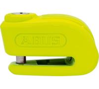 ABUS Antivol à Disque de Frein 370 Trigger Alarm 2.0 - Antivol de Moto avec Fonction d'alarme - pour protéger Les Motos légères et Les Scooters - avec Boulon de Fermeture de 10 mm d'épaisseur - Jaune