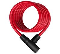 ABUS Antivol Câble Spiralé Star 4508K/150, 150 cm, Rouge
