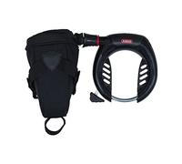 ABUS Antivol de cadre PRO Shield XPlus 5955 NR - Kit d'antivols pour vélo avec chaîne Chain 6KS/85 et sacoche pour antivol ST5950-8,5 mm - Niveau de sécurité 9 - Noir