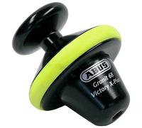 ABUS Antivol de frein GRANIT™ Victory Xplus 68 pour moto – Alarme, pivot 14 mm – Jaune