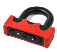 ABUS Antivol disque de frein moto GRANIT™ Power XS 67 avec cylindre XPlus™ - Antivol moto avec double verrouillage par étrier et câble de rappel - Accessoires pour motos - Rouge