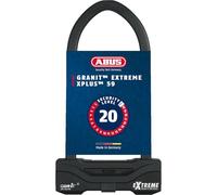 ABUS Antivol en U Granit Extreme 59 - antivol pour moto et vélo avec cylindre XPlus - niveau de sécurité le plus élevé 20 - hauteur de l'anse 245 mm, Noir
