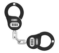 ABUS Antivol manuel Chain Claw 10 - Antivol pour vélo, scooter électrique et trottinette - longueur 47 cm - avec code chiffré - noir