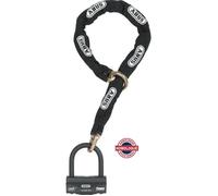 Abus - Antivol Moto U 58 + Chaîne Loop Homologué Sra 120 Cm Noir