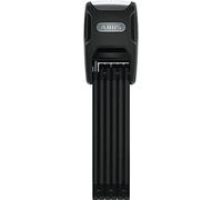 ABUS Antivol pliable Bordo Alarm 6000KA SH avec support - antivol vélo en acier trempé - avec alarme sonore de 100 dB et cylindre XPlus - niveau de sécurité 10 - longueur 90 cm - noir