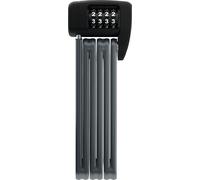ABUS Antivol pliable Bordo Lite 6055C - avec support SR - Antivol à combinaison extra-léger, idéal pour les vélos de course - Niveau de sécurité 7 - 85 cm - Noir