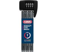 ABUS Antivol pliable Bordo Lite 6055C SH - avec support et code chiffré - serrure à combinaison extra-légère en acier spécial - niveau de sécurité 7