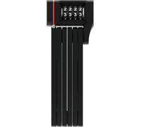 ABUS Antivol pliable Bordo uGrip 5700C SH avec support - Antivol vélo à combinaison avec barreaux de 5 mm d'épaisseur - Niveau de sécurité 7 - 80 cm - Noir