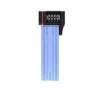 ABUS Antivol pliable Bordo uGrip 5700C SH avec support - Antivol vélo à combinaison avec barreaux de 5 mm d'épaisseur - Niveau de sécurité 7-80 cm - Bleu