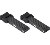 ABUS Antivol Pliant Bordo 6000 SH +Attache SH TwinSet à Fermeture Identique noir 90 cm