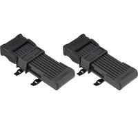 ABUS Antivol Pliant Bordo Big 6000K TwinSet avec Attache SH noir 120 cm