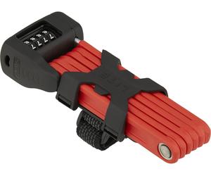 ABUS Antivol Pliant Bordo Lite 6055C avec Attache SH rouge 85 cm