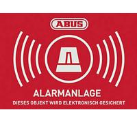 ABUS AU1422 Etiquette d'avertissement système d'alarme Langues allemand (l x H) 14.8 mm x 10.5 mm