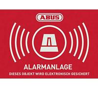 ABUS AU1422 Etiquette davertissement système dalarme Langues allemand (l x H) 148 mm x 105 mm