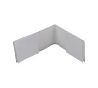 ABUS Bande de Fermeture Mimi pour Portes, Armoires & Tiroirs - 2 Pièces | Fixation adhésive sans perçage, fermeture velcro réglable, protection enfants et animaux, coloris blanc