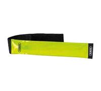 ABUS Bande lumineuse LED Lumino Active Bar - bande réfléchissante résistante aux intempéries avec lumière permanente et clignotante - pour bras et jambes - jaune/noir