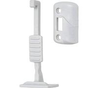 ABUS Sécurité pour portes et tiroirs Lenny – montage simple – 3 pièces – blanc – 73161