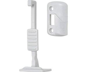 ABUS Barrière de Lit 73161 - Protection Antichute, 150 cm, Blanc | Hauteur 42 cm, pliable et rabattable, fixation stable sur sommier à lattes, idéale pour lit enfant ou parents