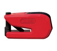 ABUS Bloque-Disque 8078 Detecto RD SRA SmartX 2.0 - Antivol de Moto Intelligent - Ouverture Via Smartphone - Alarme 100 DB - Niveau de sécurité 18 - Rouge