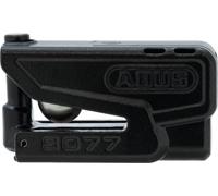 ABUS Bloque-disque Granit Detecto XPlus 8077 2.0 – Alarme et préalarme, acier trempé – Noir