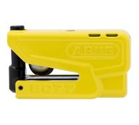 ABUS Bloque-Disque Granit Detecto XPlus 8077 2.0 - Antivol Moto avec Alarme Jaune