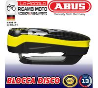 ABUS Bloque Disque Moto Avec Alarme Sonore DETECTO 7000 RS1 Jaune 3x5mm 48733
