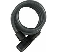 ABUS Booster 6512 Verrou À Câble Enroulé Avec Clé 180Cm X 12Mm Noir