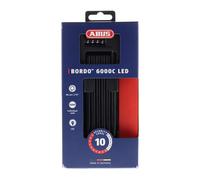 Abus Antivol Pliant Bordo 6000c/90 Led Bk Sh 90 cm Black