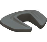 ABUS Butée de porte Mina JC5402 - 3 pièce, gris | Butée et amortisseur de porte réduisant le risque de doigts coincés, utilisable aussi comme cale