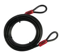 ABUS Cobra Câble en acier, noir, taille 220 cm