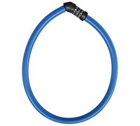 ABUS Câble-antivol 4408C - Cadenas à combinaison - Câble en acier de 65 cm avec gaine plastique - Niveau de sécurité 2 - Bleu