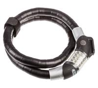 Abus Antivol à câble Steel-O-Flex Raydo Pro 1460/85 TexKF - kit antivol vélo avec Support TexKF pour Le Cadre du vélo - 20 mm Niveau de sécurité 6 - Noir