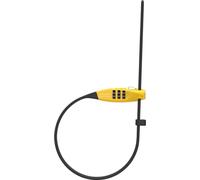 ABUS Cadenas à câble Combiflex TravelGuard 0,45 m Jaune