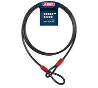 ABUS Câble en boucle Cobra 8 – câble en acier gainé de plastique – pour vélo et moto – 2 m, 8 mm
