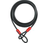 ABUS Câble en boucle Cobra 10 - Câble en acier gainé de plastique - Sécurité pour les accessoires de vélo et de moto - 3 mètres de long, 10 mm d'épaisseur
