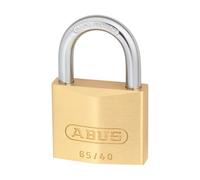 ABUS Cadenas 65IB/40 - Cadenas en laiton avec anse en acier trempé - de sécurité 4 - Inoxydable & résistant aux intempéries - Idéal pour les portes, portails, casiers & caisses à outils