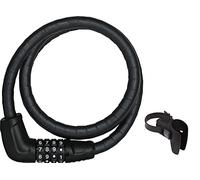 ABUS Cadenas à câble blindé Steel-O-Flex Tresorflex 6615C + Support SCMU - Cadenas à Combinaison en câble d'acier avec Blindage en Douilles d'acier - Niveau de sécurité 5