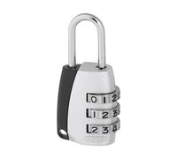 ABUS Cadenas à code 155/20 - Boîtier en zinc - Code réglable - Niveau de sécurité ABUS 3 - Argenté