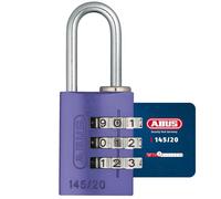 ABUS Cadenas à Combinaison 145/20 - Valises & Casiers, Aluminium, Code