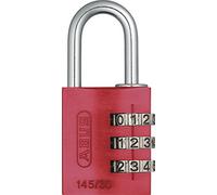 ABUS Cadenas à Combinaison 145/30 - Corps Aluminium, Code 3 Chiffres