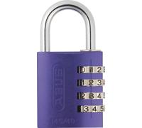 ABUS Cadenas à combinaison 145/40 Violet - Cadenas pour valises, casiers et bien plus encore. - Cadenas en aluminium - code numérique réglable individuellement - de sécurité ABUS 4
