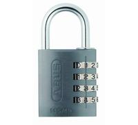 ABUS Cadenas à combinaison 145/40 Titanium - Cadenas pour valises, casiers et bien plus encore. - Cadenas en aluminium - code numérique réglable individuellement - niveau de sécurité ABUS 4