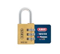 ABUS Cadenas à Combinaison 165/30 - Laiton, Code 3 Chiffres