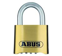 ABUS Cadenas à combinaison 180IB/50 - Cadenas en laiton - résistant aux intempéries - avec code numérique réglable individuellement - niveau de sécurité ABUS 5 - couleurs laiton
