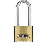 ABUS Cadenas à combinaison 180IB/50HB63 – anse haute, résistant aux intempéries, code réglable laiton