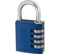ABUS Cadenas à Combinaison en aluminium 145/30 Bleu