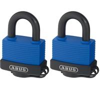 ABUS Cadenas Aqua Safe 70IB/45 en laiton - résistant aux intempéries - anse en acier inoxydable pour une protection supplémentaire contre la corrosion - enrobage plastique - de sécurité ABUS 5