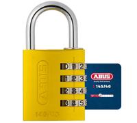 ABUS Cadenas codée en aluminium jaune 145 40
