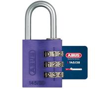 ABUS Cadenas codée en aluminium lila 145 30